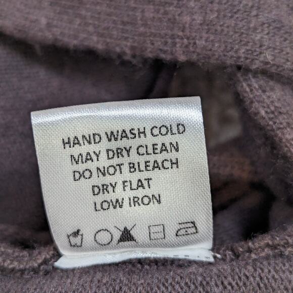 LPA Puff Sleeve Knotted Cropped Sweater Gray Size Small - Picture 7 of 16